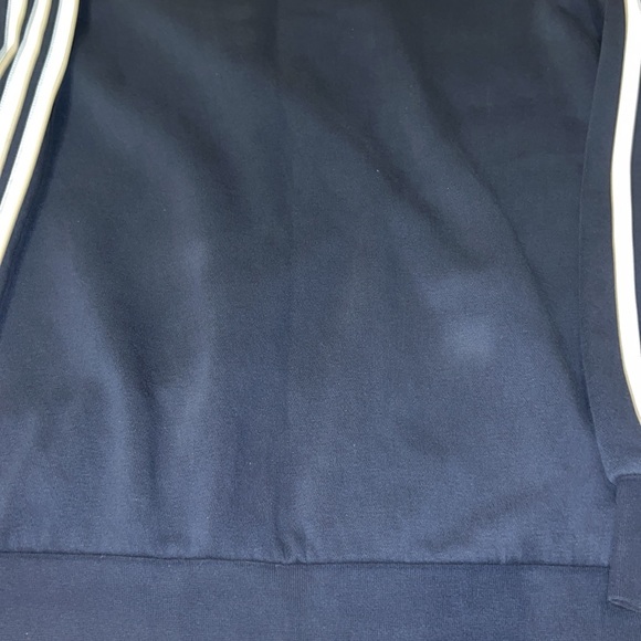 adidas Men's Essentials 3-Stripes Fleece Crew - Picture 12 of 13
